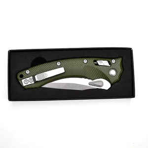 Couteau de camping de haute qualité avec manche en micarta délicat, couteau pliant de poche pour la défense personnelle - Product Image 6