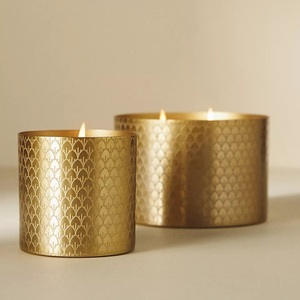 Wholesale Price Scented Candle Jar <b>Large</b> Capacity Wax Container Candle Jars With Logo Gold Finished Handmade Candle Making <b>Cup</b> - Product Image 3