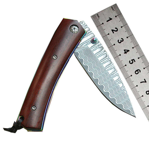 Professional <b>Industrial</b> Grade Damascus Steel Fixed Blade Kitchen <b>Knife</b> Wood Handle Custom Engraved 3-Year Warranty Pakistan - Product Image 3