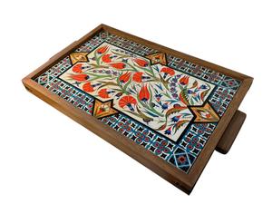 MDF Wooden <b>Enamel</b> Coated Design Serving <b>Tray</b> Hotels & Restaurant Kitchenware Table <b>Tray</b> High Quality - Product Image 5