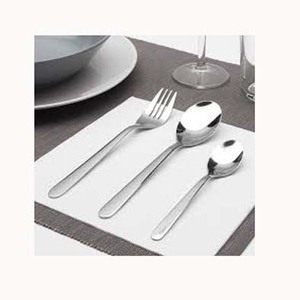 Nouveau personnaliser argent nickelé couverts nourriture acier inoxydable élégant avec forme de U plat concepteur poignée couverts couverts - Product Image 1