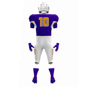 Maillot de football américain personnalisé à manches courtes, respirant, avec numéros et noms d'équipe imprimés numériquement, le plus vendu, pour les fans - Product Image 3