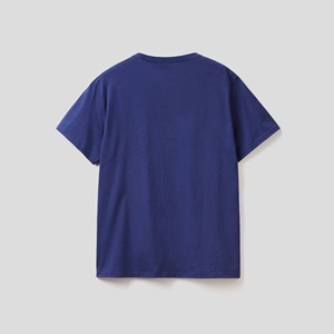 เสื้อยืดผ้าไหม/ผ้าฝ้ายผู้ชายแบรนด์สั่งทำ คุณภาพสูง 280gsm ขั้นต่ำในการสั่งซื้อน้อย รับพิมพ์ลายดิจิทัล ไซส์ใหญ่ ดีไซน์เรียบง่าย แขนสั้น ทรงปกติ - Product Image 2