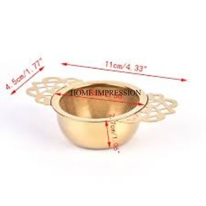 Look élégant le plus demandé haute qualité plaqué or de luxe qualité métal fait passoire à thé accessoires de cuisine pour la maison et l'hôtel - Product Image 4