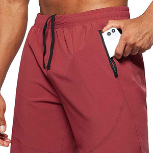 High Street meilleur Style hommes grande taille 100% coton Shorts vêtements d'été course couleur unie OEM Service Shorts - Product Image 3