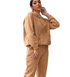 Custom Logo Men <b>Women</b> <b>Fleece</b> Tracksuit Sweatsuit Unisex Plain Sports 100% Polyester Short Tops <b>Jogger</b> Sweatpants Hoodie Set - Product Image 3