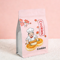 Sachet alimentaire personnalisé imprimé 500g 1000g anti-odeur pour chewing-gum, pochette stand-up refermable en plastique à fond plat