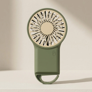 Handheld Mini Portable USB Air Circulation Fan for Personal Cooling 3 Speeds Battery Operated Wearable <b>5V</b> Voltage - Product Image 1