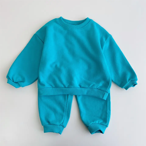 Nouveau Survêtement à manches courtes en coton unisexe au design personnalisé pour enfants pour l'hiver - Product Image 2