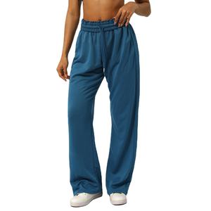 2025 nuevos pantalones de Yoga informales de secado rápido para mujer, pantalones de chándal transpirables para correr, pantalones de cuerda, ropa deportiva para gimnasio y Fitness - Product Image 1