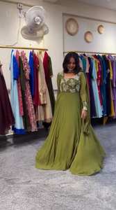 VESTIDO LOOK DE FIESTA DE DISEÑADOR CON TRABAJO DE BORDADO - Product Image 5