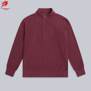 Sudaderas personalizadas de tela suave, cómodas, cálidas y elegantes para mujer, con media cremallera, para un estilo de vida moderno y uso diario. - Product Image 1