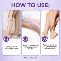 ELAIMEI Gel de massage pour les muscles et le corps en stock, gel de soin relaxant pour le cou, la taille, les mains et les pieds