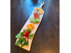 Wooden serving fruits tray <b>snack</b> cheese board for food serving breakfast food <b>bar</b> home kitchen decor wedding gifts restaurant - Product Image 6