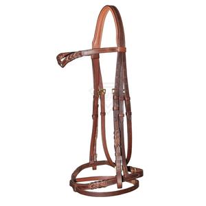 บังเหียนม้ารุ่นใหม่ปี 2026 คุณภาพสูง รับผลิตแบบ OEM ODM วัสดุหนัง บังเหียนม้าแข่ง สายรัดแบบตะวันตก ลดราคา - Product Image 4