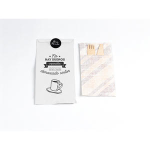 Sacchetto di Carta Bianco 11x24cm per Posate, Carta Professionale, 1000 Pezzi, B2B - Product Image 2