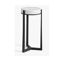 Taille et design personnalisés Table d'angle élégante et de qualité Table d'appoint arrondie en métal décorative de bureau à bon prix