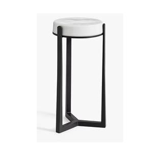 Taille et design personnalisés Table d'angle élégante et de qualité Table d'appoint arrondie en métal décorative de bureau à bon prix - Product Image 6