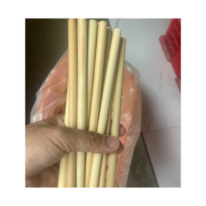 Paja de bambú orgánica ecológica, Pajita de bebida de bambú biodegradable sostenible - Product Image 1