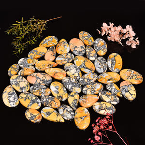 Cabocho de Jaspe Maligano Natural de Alta Calidad AAA+ con Forma Mixta de Cuarzo, Tamaño y Forma Personalizables, Sin Mejoras - Product Image 6