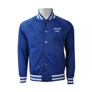 Chaqueta de poliéster con letras de béisbol a prueba de Sol de alta calidad nueva llegada elegante chaqueta con letras de béisbol de deportes elegantes - Product Image 1