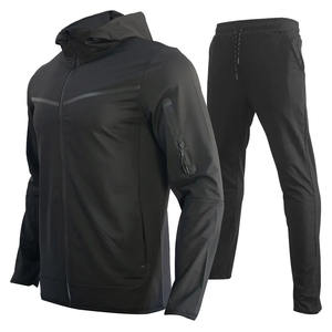 Chándales Transpirable Ropa deportiva personalizada Gimnasio Fitness Tech Fleece Chándales de entrenamiento Hombres Conjunto de dos piezas Traje de jogging para hombres - Product Image 4