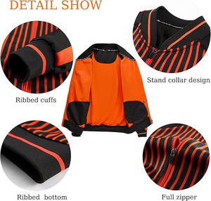 Survêtements teints en noir sur mesure pour hommes Sweats à capuche zippés élégants avec doublures imprimées pour l'hiver - Product Image 4