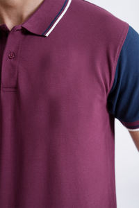 เสื้อโปโลผู้ชายเสื้อโปโลโลโก้ออกแบบได้ตามต้องการ - Product Image 5