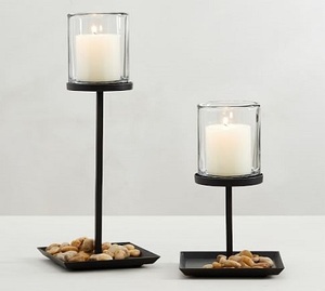 เทียน Tealight ยืนเชิงเทียนบิดผู้ถือตกแต่งบ้านหรูหราโต๊ะตกแต่งโลหะเชิงเทียนไม่มีรีวิวยัง - Product Image 1