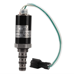 Válvula solenoide de bomba hidráulica <span class=keywords><strong>2.</strong></span> 30/40C13-203A para excavadora, motor de excavadora, EC210, EC240, 12/40C13-203A, 12/30/30/30 - Product Image 1
