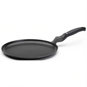 Crêpière antiadhésive en aluminium Risoli 28 cm, finition Soft Touch noire, compatible induction, 106IN 28TP - Product Image 2