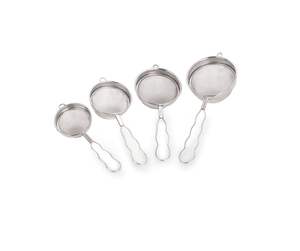 Stainless Steel Eco-Friendly Multifunction Fine <b>Mesh</b> <b>Strainer</b> Set Ergonomic Chrome Finish Wire Handles (Multi-Size Kitchen - Product Image 3