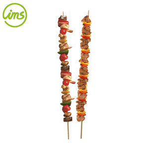 30 pouces rôtir BBQ brochettes de bambou extra longues 12 pcs - Product Image 4