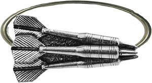 Rond de serviette en étain anglais fin fait à la main décor à la maison Unique pour centres de Table de fête sur une serviette en bois écharpe en papier métal - Product Image 5