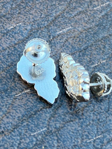 ต่างหูเงินรูปใบไม้ประดับเพชรโมอิสซาไนต์ระยิบระยับ ดีไซน์คลาสสิกหรูหรา เหมาะสำหรับใส่ทุกวัน ของขวัญสำหรับผู้หญิง ชุดเครื่องประดับ - Product Image 3