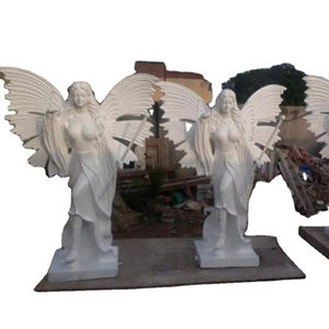Estatua de Ángel de jardín/estatua de Ángel de fibra de vidrio/escultura de Ángel de fibra de vidrio escultura de Ángel conmemorativo de Ángel de jardín de fibra de vidrio - Product Image 1