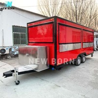 Chariot à churros spécialisé en acier inoxydable, aluminium et fibre de verre, remorque de concession, couleur personnalisée, moderne, mobile et remorquable pour la vente de snacks