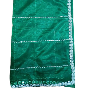 Saree de seda de organza pura con hilo Zari Lentejuelas Trabajo y pieza de blusa de estilo indio para mujeres para bodas y fiestas - Product Image 1