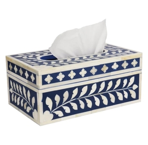 Table Decorative Bone Inlay Tissue <b>Box</b> Handcrafted Luxury Wooden Tissue Holder <b>for</b> Home Decor & Gifting - Product Image 1