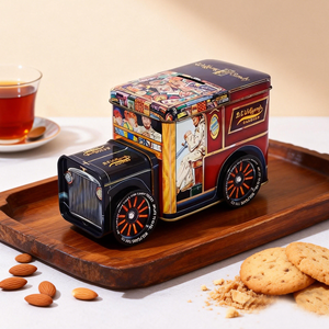 Contenitore in Latta a Forma di Auto Personalizzato, Scatola in Metallo Stampata a Colori Personalizzati per Regali, Alimenti, Tè - Product Image 5