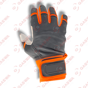 Diseño personalizado Puño corto Dedo completo Guantes de bateo de béisbol de cuero Hecho a medida Palm Fit Guantes de bateo de béisbol - Product Image 1