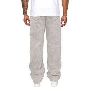 Dernière conception OEM Service hommes pantalon en jean surdimensionné à vendre quantité en vrac nouveau pantalon en jean surdimensionné hommes élégant à la mode - Product Image 2