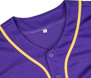 ชุดยูนิฟอร์มเบสบอลทีมกีฬาสมัยใหม่ ออกแบบเสื้อเบสบอล แห้งเร็ว ระบายอากาศได้ดี เหมาะสำหรับการฝึกซ้อม การแข่งขัน และการเล่นแบบแข่งขัน - Product Image 3