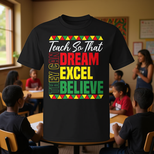 Camiseta del Mes de la Historia Negra: Enséñamos para que se atrevan a soñar y a creer - Product Image 3