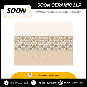 Azulejos de Pared de Cerámica Digital de Diseño Lujoso de 250x450 mm, Textura de Flores y Plantas, Acabado Mate, Resistentes al Ácido, para Uso en Hoteles y Exteriores - Product Image 3