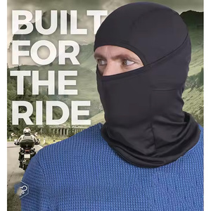 Chapeau de masque de ski intégral de sport de Style Y2K avec impression numérique et bouffante cagoule d'hiver en tissu commun par image - Product Image 2