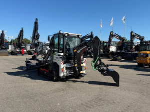Tractor de Ruedas Hidromek HMK 62T con Retroexcavadora Diésel para Excavación de Zanjas |   Cucharón de Excavadora Multifunción con Motor Robin de 230HP - Product Image 4