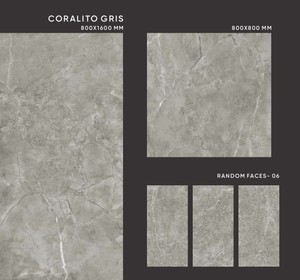 Azulejos de losa de porcelana con acabado mate, efecto de tallado de 800x1600mm para paredes interiores de edificios de oficinas - Product Image 2