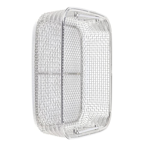 Bandeja de Malla Metálica para Esterilización Médica Profesional con Tapa, Instrumentos Quirúrgicos, Acabado Pulido, Fabricación Industrial - Product Image 5