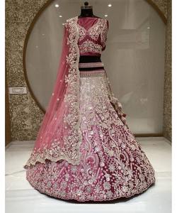 Bridal Wedding <b>Black</b> Night Dance LehengaCholi for Girls in Pakistani Style with Heavy Blouse - Product Image 4